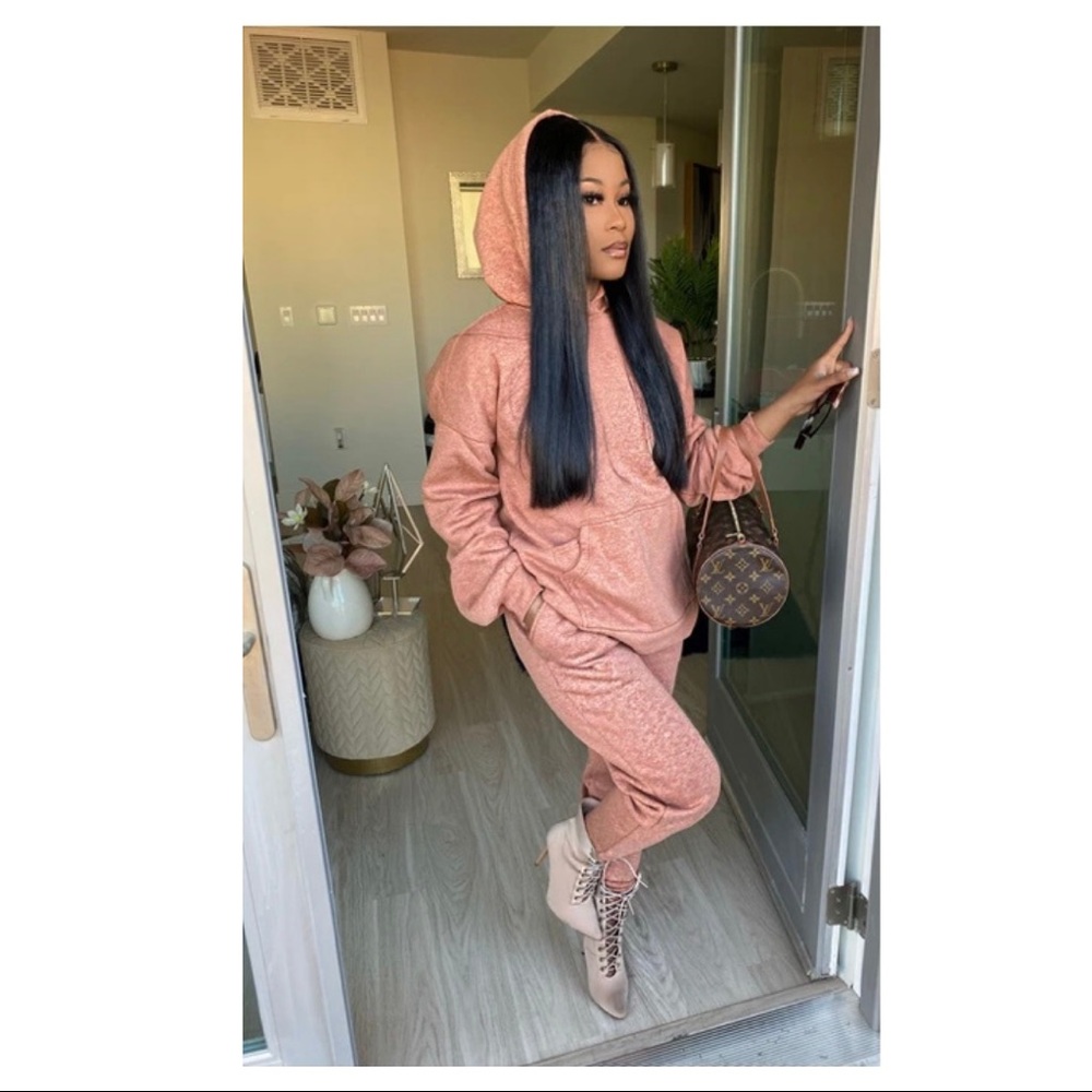 Women’s Two Piece Hooded Tracksuit Set